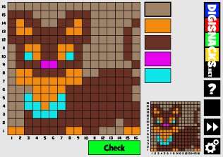 Animal Mosaics 16x16